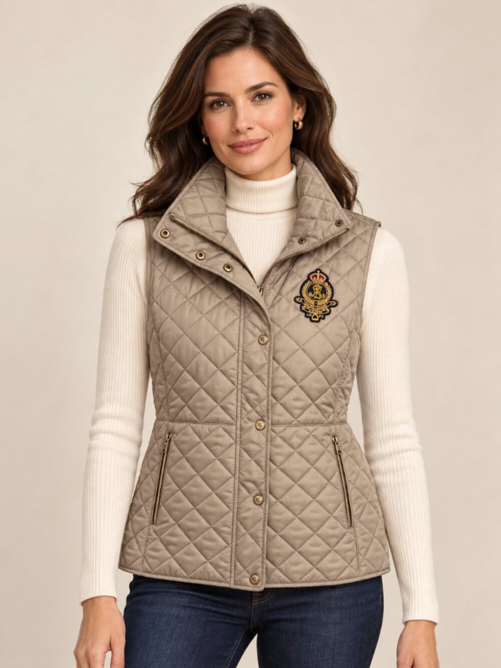 Lauren Ralph Lauren Women's Quilted Vest Size Medium